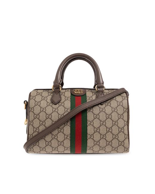 Gucci 'ophidia Small' Shoulder Bag, in Brown Lyst