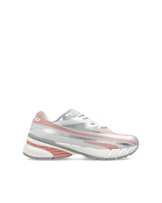 DIESEL White Sports Shoes 'D-Airspeed'