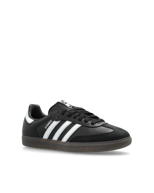 Adidas Originals Black Sports Shoes "Samba Og"