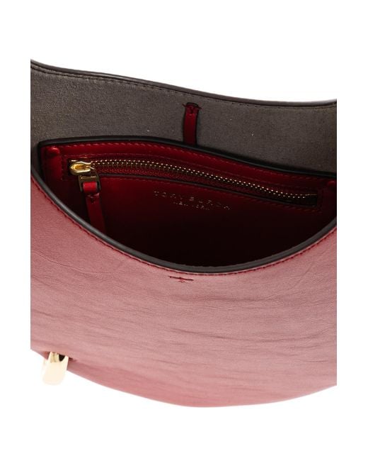 Tory Burch Red Shoulder Bag 'Pierced'