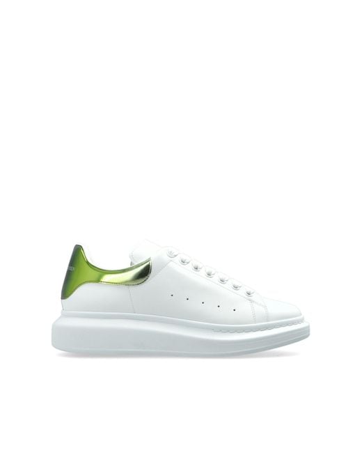 McQueen White Sports Shoes With Logo for men