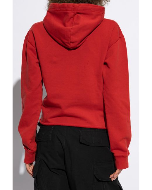 DSquared² Red Sweatshirt With Logo