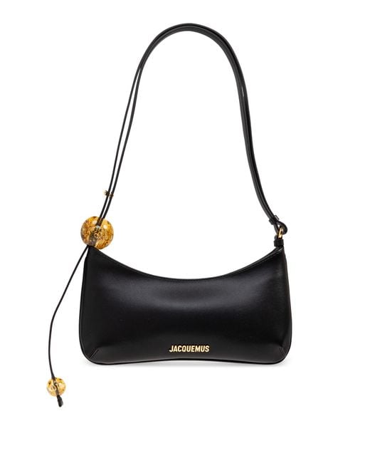 Jacquemus Black Shoulder Bag 'Bisou Perle'