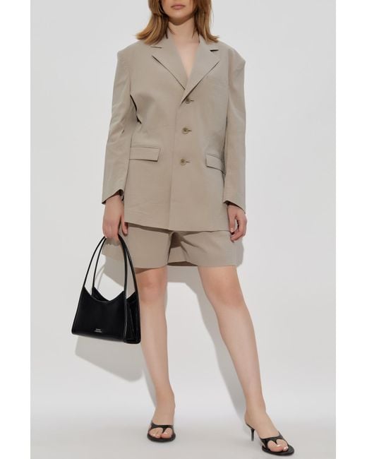 Issey Miyake Natural Blazer With Pocket