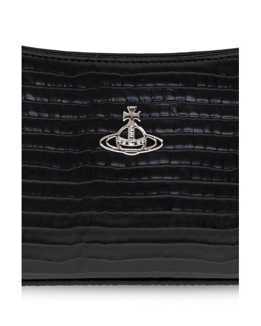 Vivienne Westwood Black Shoulder Bag "Tasha"
