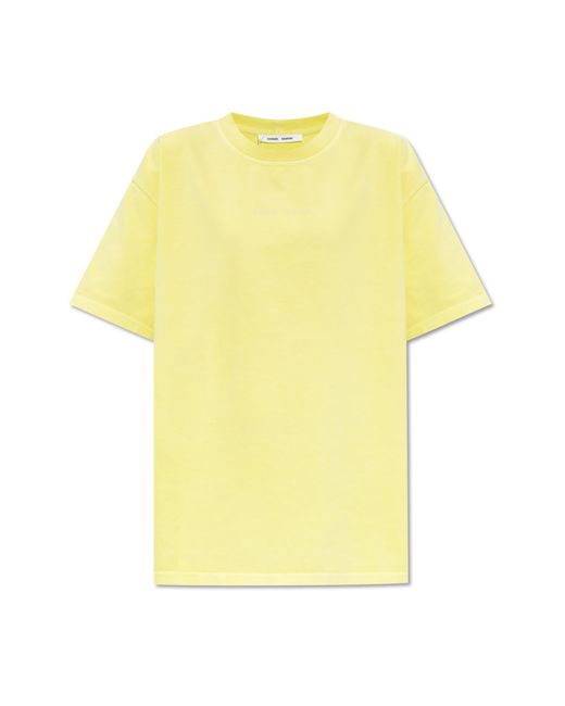 Samsøe & Samsøe Yellow T-shirt 'eira',