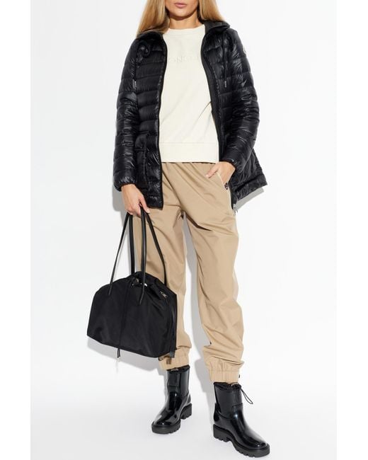 Moncler Black Puffer Jacket 'Jasmin'