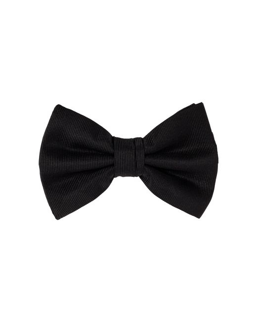 Giorgio Armani Black Silk Bow Tie for men