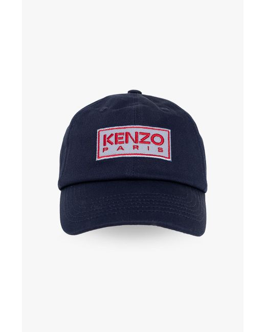 KENZO Blue Baseball Cap for men