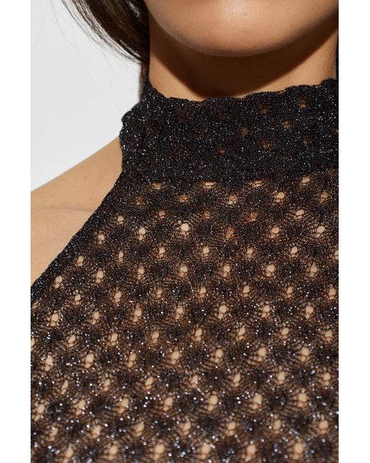 Missoni Black Top With Lurex Thread