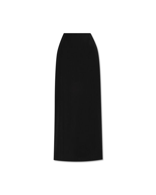Balenciaga Black Skirt With Back Slit