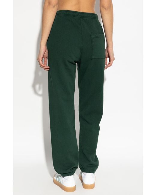 Sporty & Rich Green Sweatpants From The New York Collection