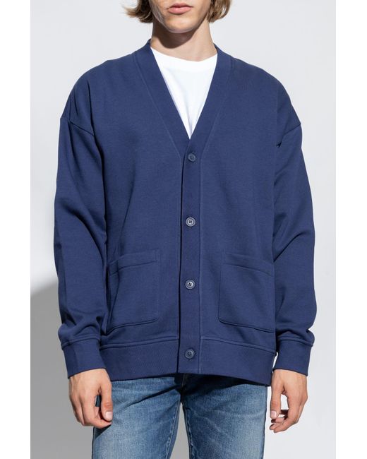 Levi's Cardigan With Buttons in Blue for Men Lyst