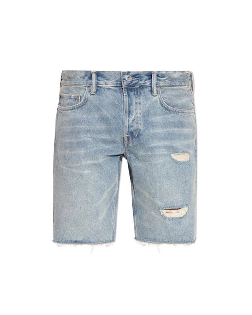 AllSaints 'switch' Denim Shorts in Blue 