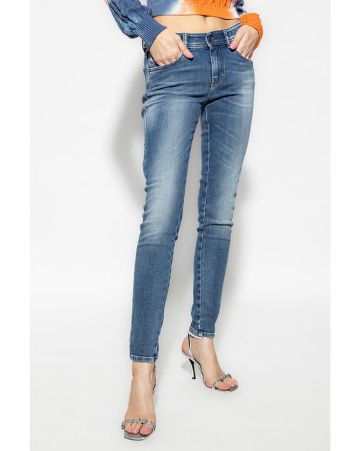 DIESEL Blue ‘2017 Slandy L.30’ Super Skinny Jeans