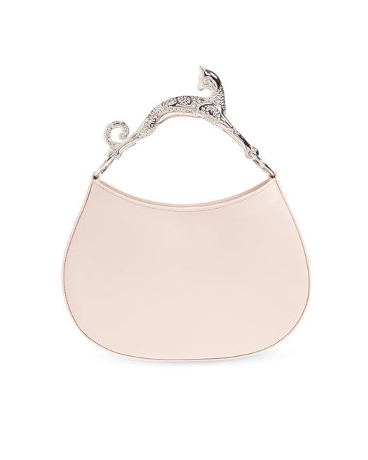 Lanvin Pink 'cat' Hobo Shoulder Bag,
