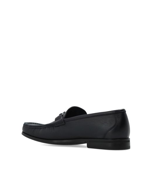 Ferragamo Black Grandioso 2 Loafers Shoes for men