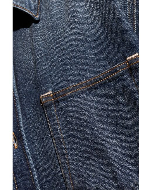 Acne Blue Denim Shirt for men