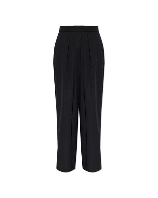 Balmain Black Wool Trousers