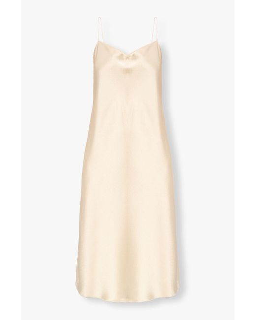 Theory Slip Dress in Natural Lyst