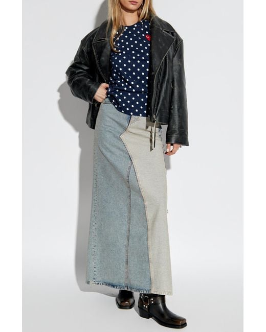 COMME DES GARÇONS PLAY Multicolor Polka Dot Pattern Top
