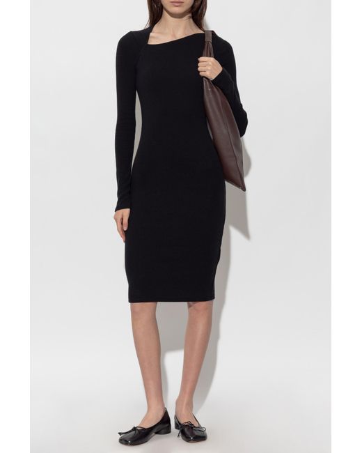 MM6 by Maison Margiela Black Fitted Dress