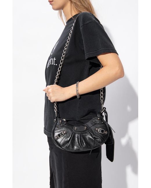 Balenciaga 'le Cagole Xs' Shoulder Bag in Black Lyst