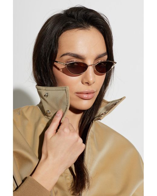 McQueen Metallic Sunglasses