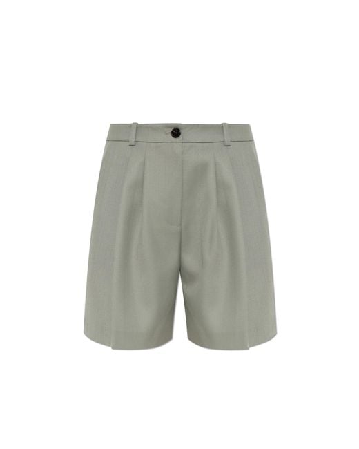 Anine Bing Gray 'Brice' Shorts