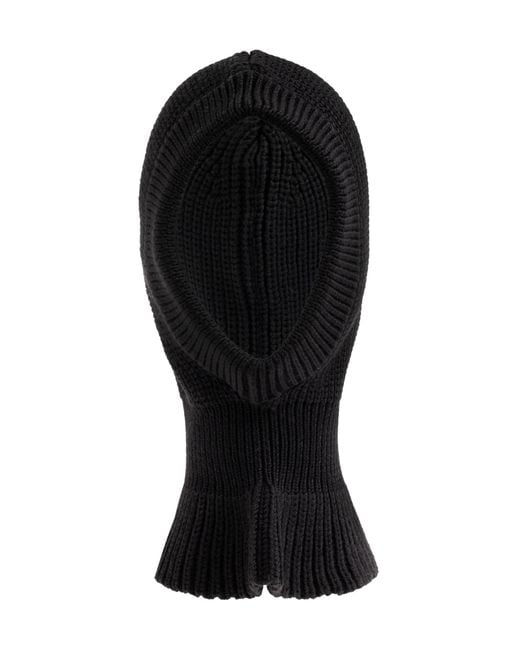 Lemaire Black Wool Hat