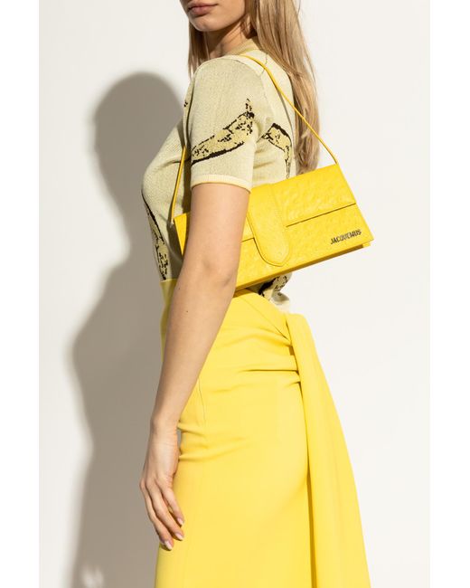Jacquemus Yellow Shoulder Bag Le Bambino Long