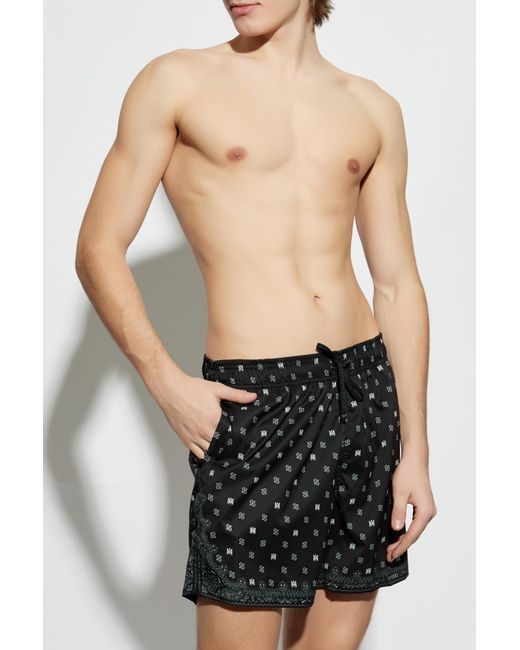Amiri Black Swim Shorts for men