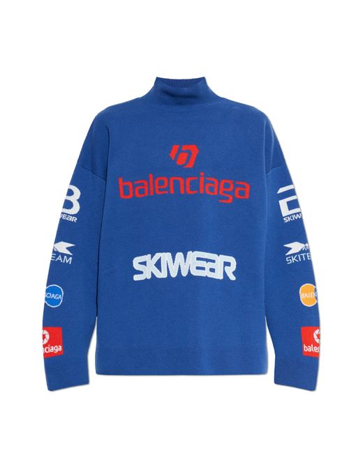 Balenciaga Blue Sweatpants From The 'Skiwear' Collection for men