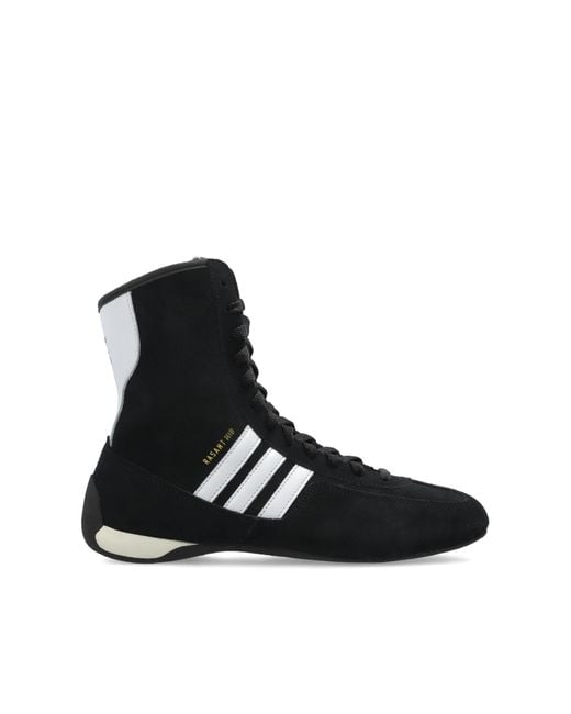 Adidas Originals Black Ankle-High Sports Shoes Rasant Mid