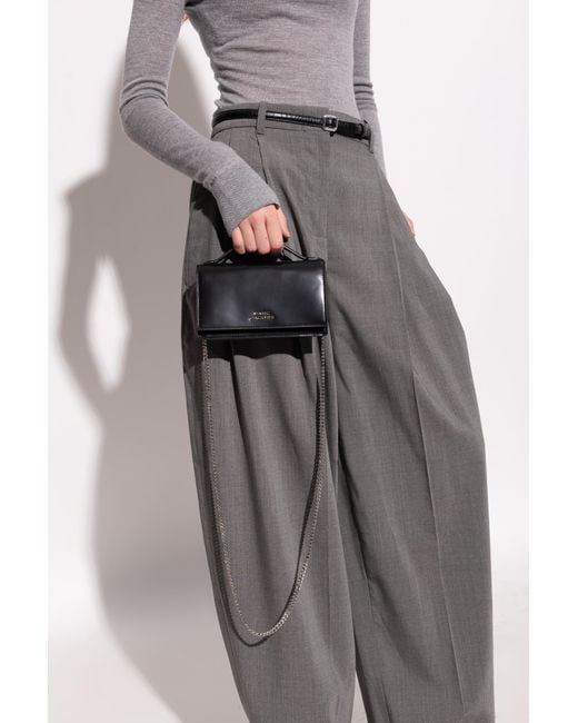 Marc Jacobs Black Handbag 'The Glam Mirror Mini Bag'