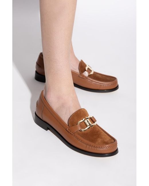 Ferragamo Brown Shoes 'Maryan'