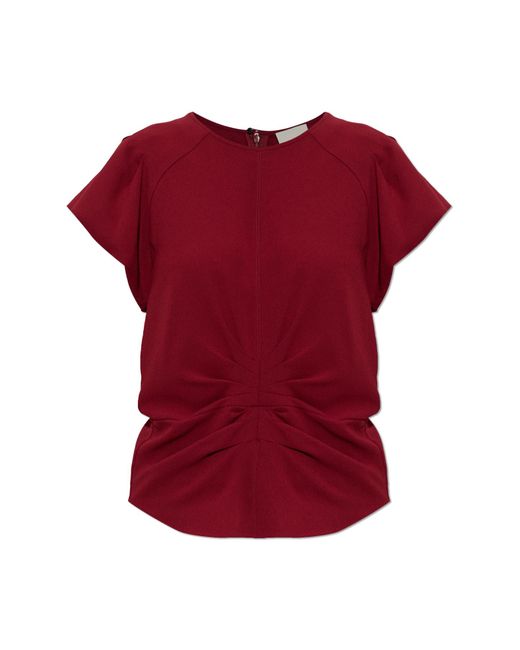 Isabel Marant Red Top 'Tullya'