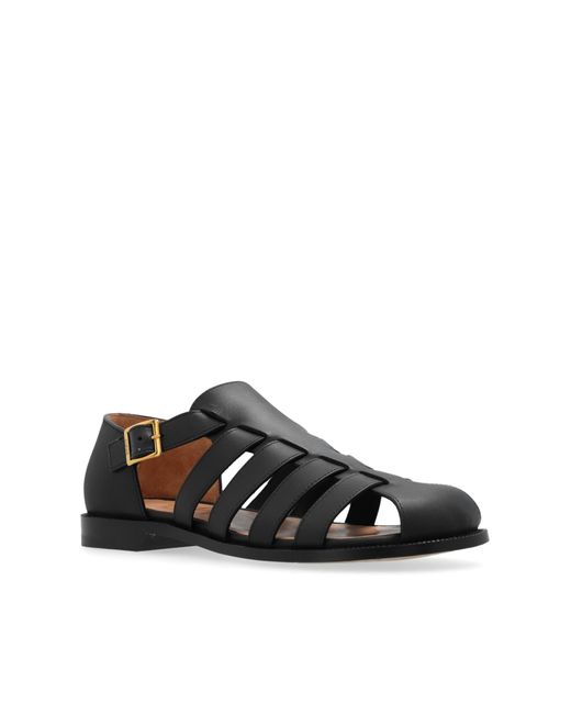 Loewe Black 'campo' Sandals,