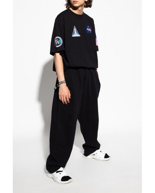 Balenciaga Cotton T-shirt With Logo in 