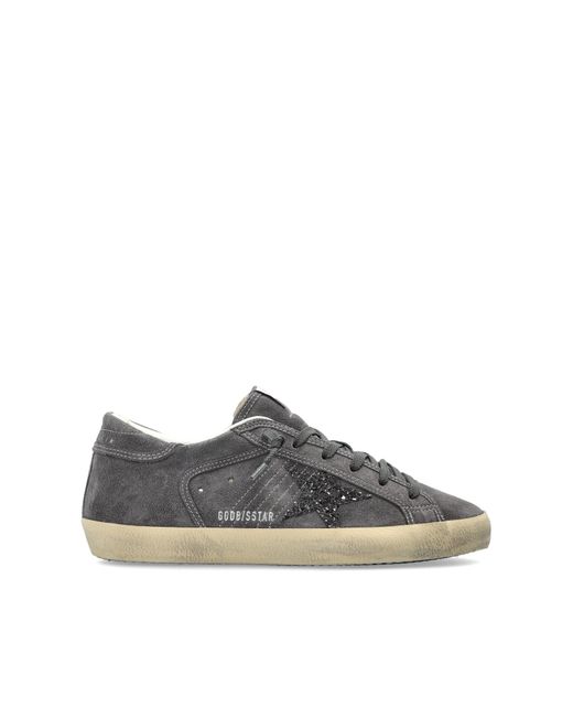 Golden Goose Deluxe Brand Gray 'Super Star' Sports Shoes