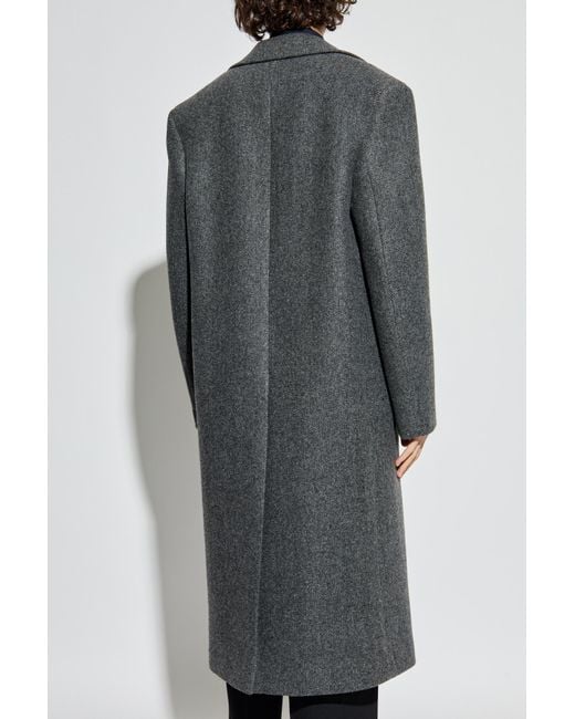 Jil Sander Blue Wool Coat for men