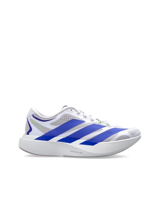 Adidas Originals Blue 'Adizero Evo Sl Exo' Sports Shoes