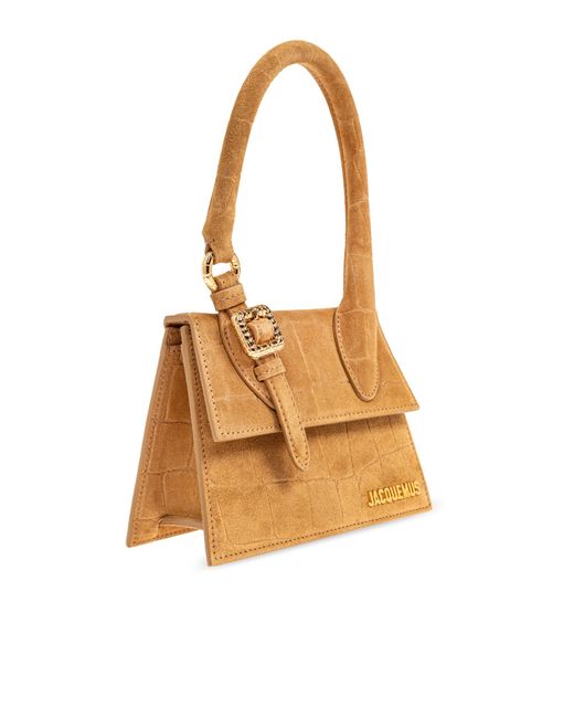 Jacquemus White Handbag Le Chiquito Moyen Boucle,