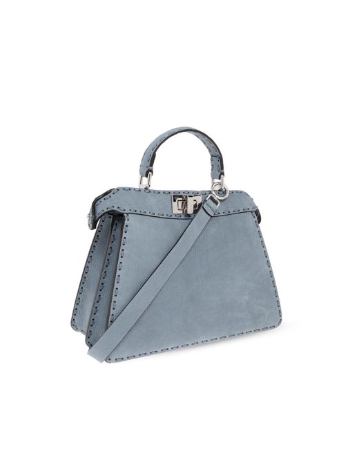 Fendi Blue Peekaboo Iseeu Small Handbag