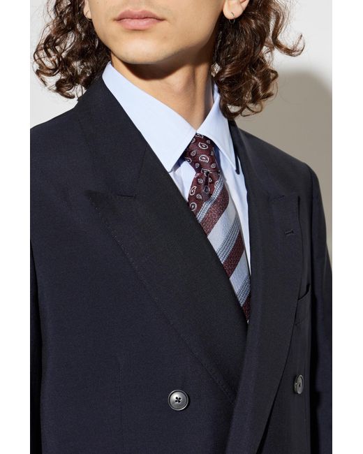 Etro Purple Silk Tie for men