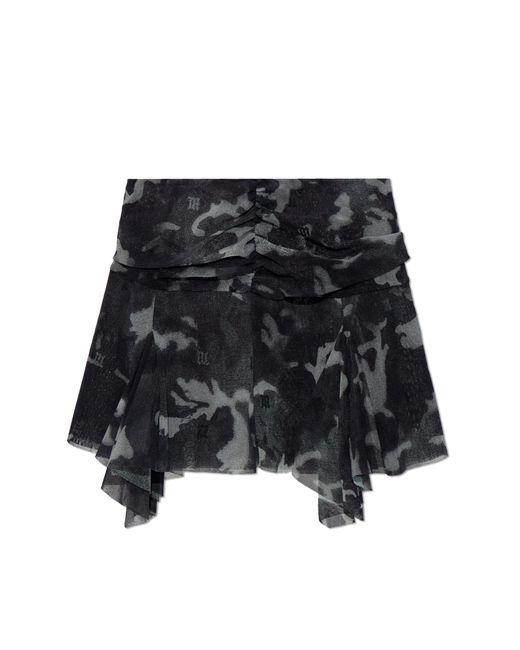 M I S B H V Black Transparent Skirt