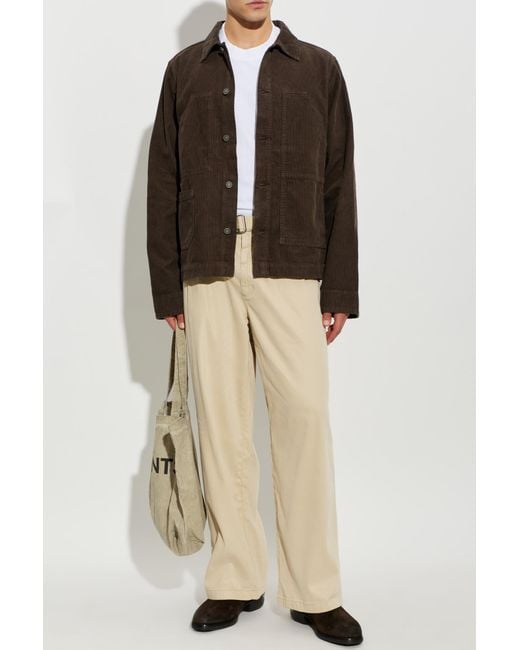 AllSaints Brown Corduroy Jacket 'Mukesh' for men
