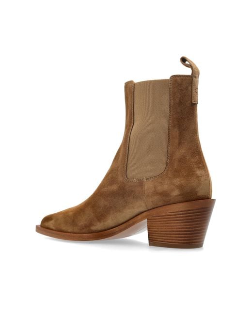 Gianvito Rossi Brown Heeled Ankle Boots Wylie