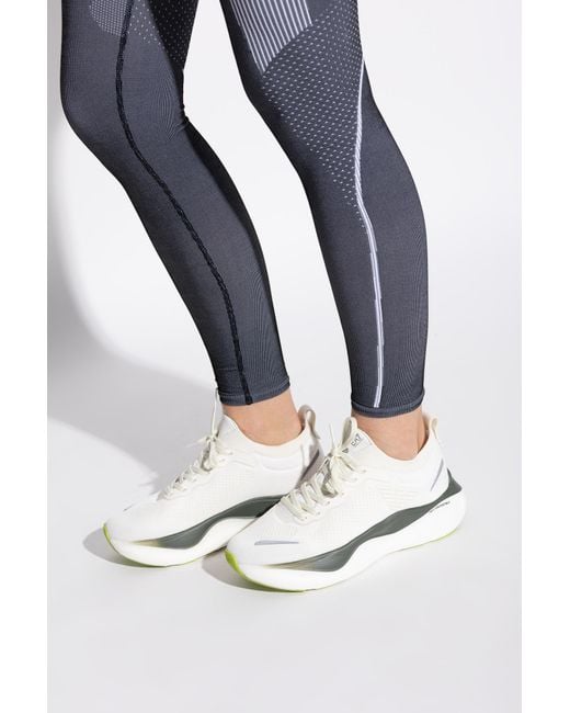 EA7 White Sports Shoes With Logo