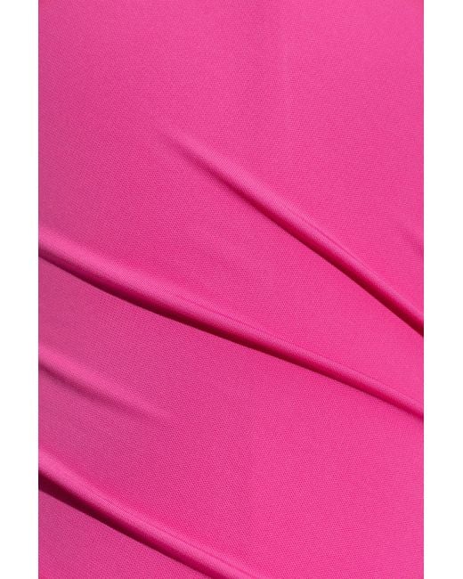 Versace Pink Top With Bare Shoulders